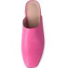 imageSHEMEE Womens Closed Square Toe Chunky Heel Slides Mule Pumps Slip On Mid Block Heels Slippers Sandals Backless Slingback ShoesHot Pink