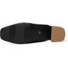 imageSHEMEE Womens Closed Square Toe Chunky Heel Slides Mule Pumps Slip On Mid Block Heels Slippers Sandals Backless Slingback ShoesPatent Black
