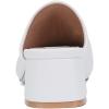 imageSHEMEE Womens Closed Square Toe Chunky Heel Slides Mule Pumps Slip On Mid Block Heels Slippers Sandals Backless Slingback ShoesWhite