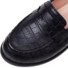 imageSHEMEE Womens Round Toe Flats Loafers Chunky Low Block Heel Casual Slip On Pumps ShoesBlack