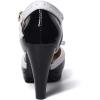 imageSHEMEE Womens Block High Heels TStrap Mary Jane Pumps Chunky Platform Ankle Strap Round Toe Cute Bow Kawaii Cosplay ShoesBlack
