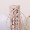 imageSHEMEE Womens Peep Toe Mesh Stiletto High Heels Ankle Boots Lace Up Summer Fishnet Opentoe Sandals Booties with Back ZipperBeige Pu 9cm Heel