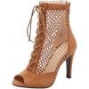 Brown Suede 9cm Heel