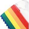 imageSHEMEE Womens Rainbow Platform Ankle Boots Clear Transparent Lace Up High Heels Platform Booties Summer Sandals ShoesWhite