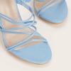 imageSHEMEE Womens Stiletto High Heel Cross Strappy Sandals Gladiator Roman Style Rope Tie Up Round Toe Summer ShoesLight Blue