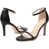 imageSHEMEE Womens Round Toe Stiletto High Heel Pump Sandals Ankle Strap Buckle Thin Heeled Summer ShoesBlack
