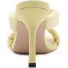 imageSHEMEE Womens Square Open Toe High Heeled Mule Sandals Shoes Summer Stiletto Heel Slip On SandaliasYellow
