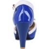 imageSHEMEE Womens Patent Leather TStrap Mary Jane Pumps Chunky High Heel Platform Ankle Strap Buckle Round Toe Cute Bow Kawaii Cosplay ShoesBlue