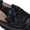 imageSHEMEE Womens TStrap Mary Janes Bow Chunky High Heel Platform Pumps Ankle Strap Buckle Block Heeled Square Toe Gothic ShoesBlack