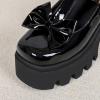 imageSHEMEE Womens TStrap Chunky Platform Patent Leather Mary Jane Pumps Ankle Strap Block High Heels Square Toe Gothic Buckle Cosplay ShoesBlack