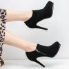 imageSHEMEE Womens Platform Stiletto High Heel Ankle Booties Thin Heels Pumps Side Zip Short Boots ShoesBlackone