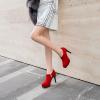 imageSHEMEE Womens Platform Stiletto High Heel Ankle Booties Thin Heels Pumps Side Zip Short Boots ShoesRedone