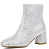 Silver Rhinestone