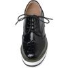 imageSHEMEE Womens Platform Low Heels Flat Lace Up Wingtip Oxfords Pumps Wedge Vintage Round Toe Brogues Dress ShoesBlack Patent