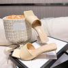 imageSHEMEE Womens Clear Heels Mule Sandals Chunky Block Heels Square Open Toe Transparent Slip on Dress Heel Sandals Nightclub Party ShoesApricot