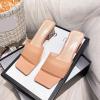 imageSHEMEE Womens Clear Heels Mule Sandals Chunky Block Heels Square Open Toe Transparent Slip on Dress Heel Sandals Nightclub Party ShoesPink