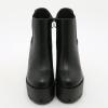 imageSHEMEE Womens Chunky High Heels Platform Chelsea Boots Block Heeled Ankle Booties with ZipperZipblack