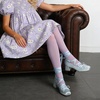image:imageSHEMEE Satin Ballerina Heels for Women Chunky Block Heel Ribbon Pumps Square Toe Ballet Heels Lace Up Lolita Cosplay Court Fairy Shoes Unique Y2K Gothic Bow Heel Dressy ShoeBlue