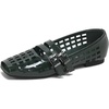 image:imageSHEMEE Womens Mesh Mary Jane Flats Square Closed Toe Jelly Ballet Flats Cutout Jellies Sandals Hollow Buckle Strap Ballerina Shoe Summer Breathable Party Dress Pumps ShoesJade Green
